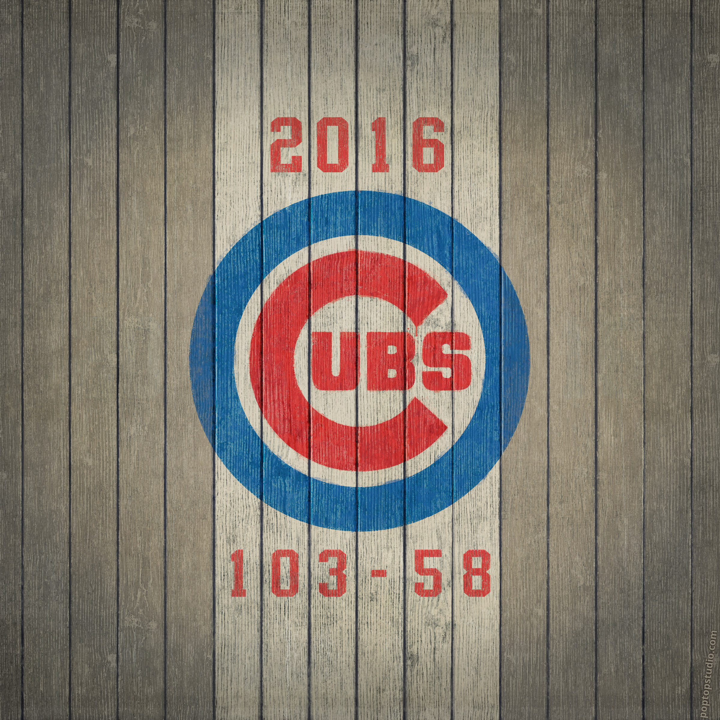Wallpaper #4 - 2016 Chicago Cubs | PopTop Studio, LLC