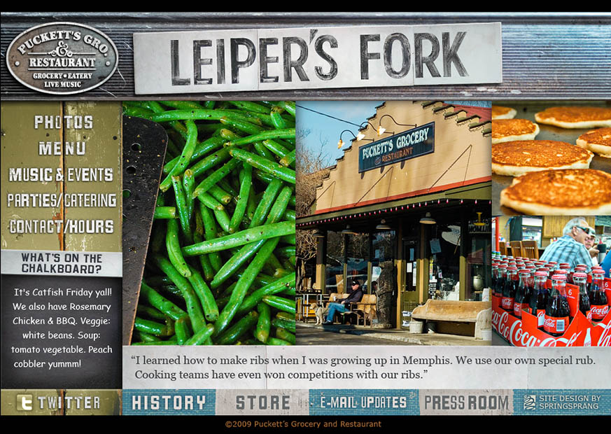Leiper's Fork page