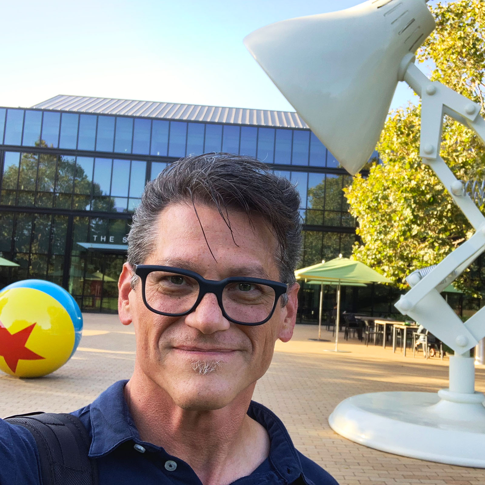 John at Pixar campus