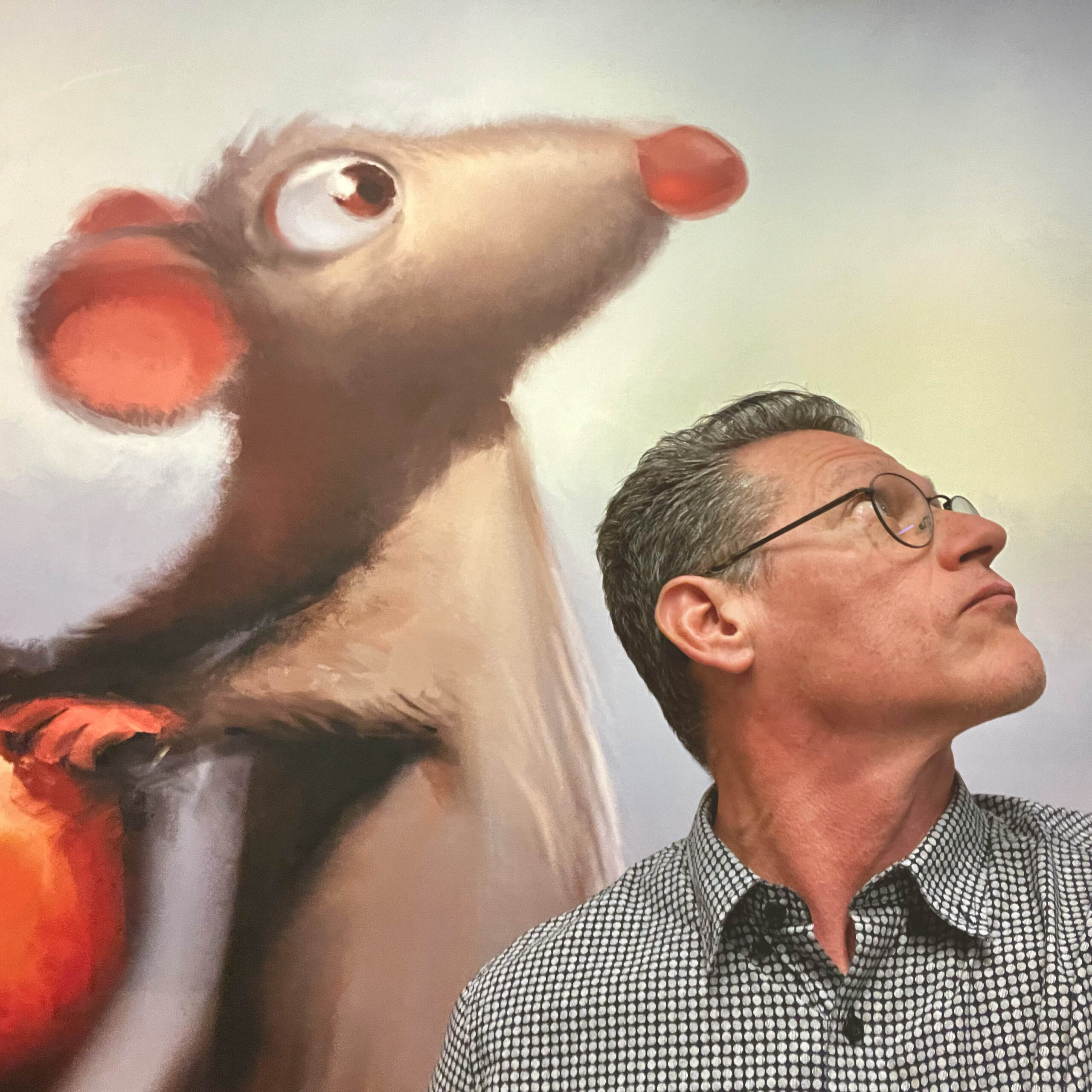John at Pixar with Ratatouille